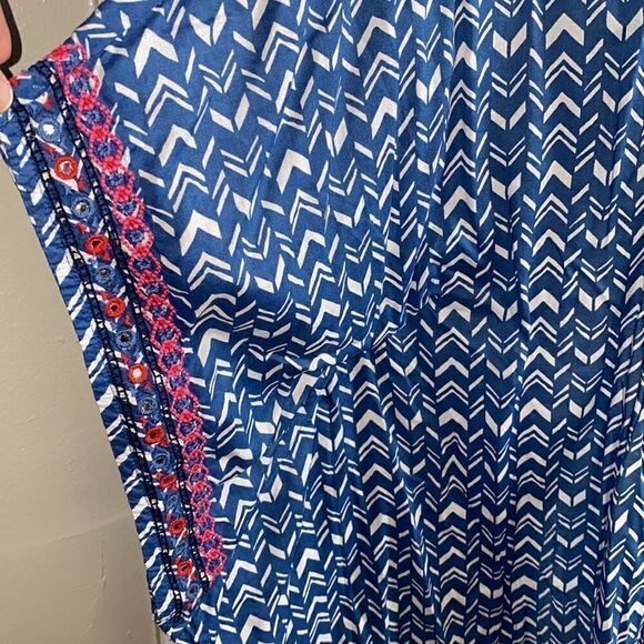 BEACHLUNCHLOUNGE Blue Tatiana Swim Cover Up-M - Picture 3 of 6